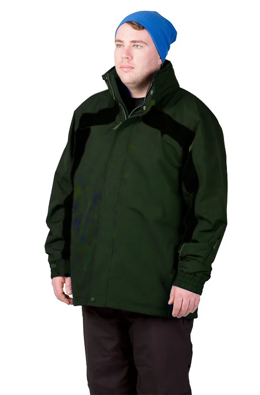 Aggress Treblecone Men's Plus Size Snow Jacket Forest 9XL-11XL