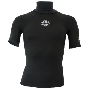 Alder Spirit Junior Thermal Short Sleeve Rash Vest - Black