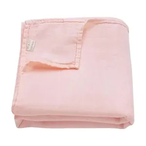 Ali   Oli Muslin Swaddle Blanket (Soft Pink)