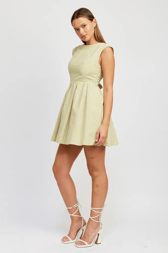 Amara Mini Dress Spring Green