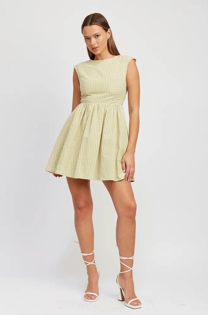 Amara Mini Dress Spring Green