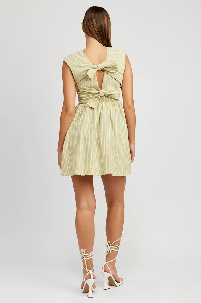 Amara Mini Dress Spring Green