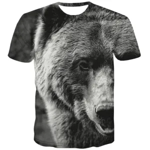 Animal T shirts Men Lion Tshirts Novelty Funny T-shirts Graphic Cartoon T-shirts 3d Anime Shirt Print Short Sleeve summer Men