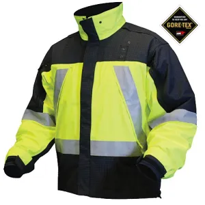 Blauer SuperShell® Jacket w/ Gore-Tex® - Dark Navy with Hi-Vis Yellow