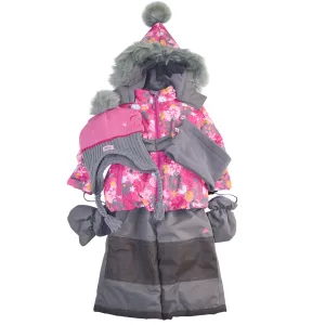 Blizz Toddler Girls with Pointy Hood Snow Suit (18m & 24m) - 22WBLI5223