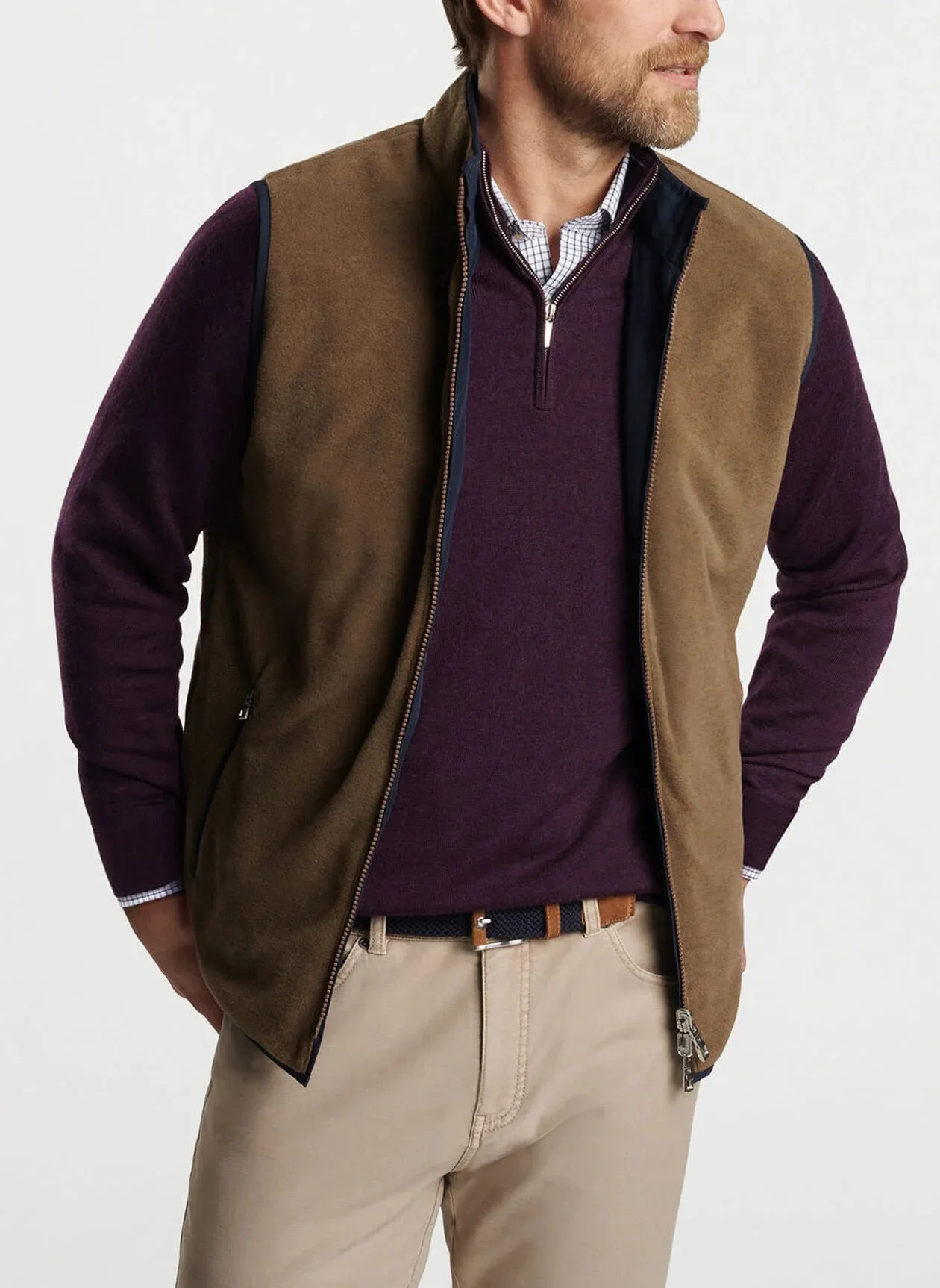 Brentwood Reversible Fleece Vest