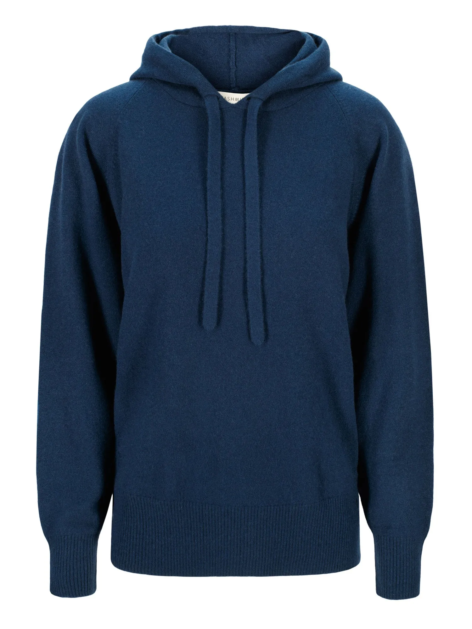 Cashmere sweater "Lux Hoodie" - mountain blue