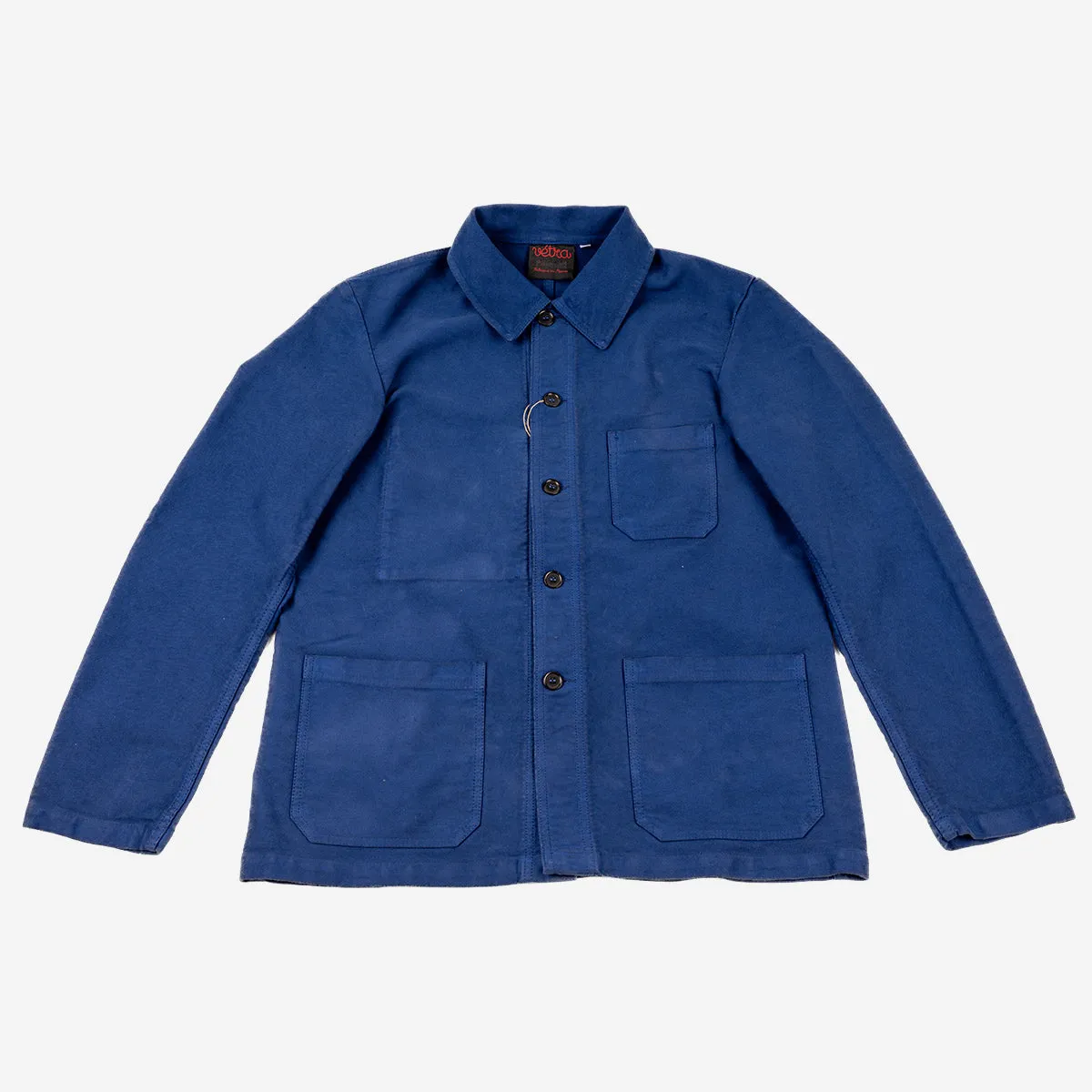 Chore Jacket - French Moleskin - Hydrone Blue