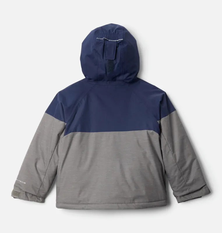 Columbia City Heather Grey/Collegiate Navy Alpine Action II Toddler Jacket