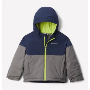 Columbia City Heather Grey/Collegiate Navy Alpine Action II Toddler Jacket