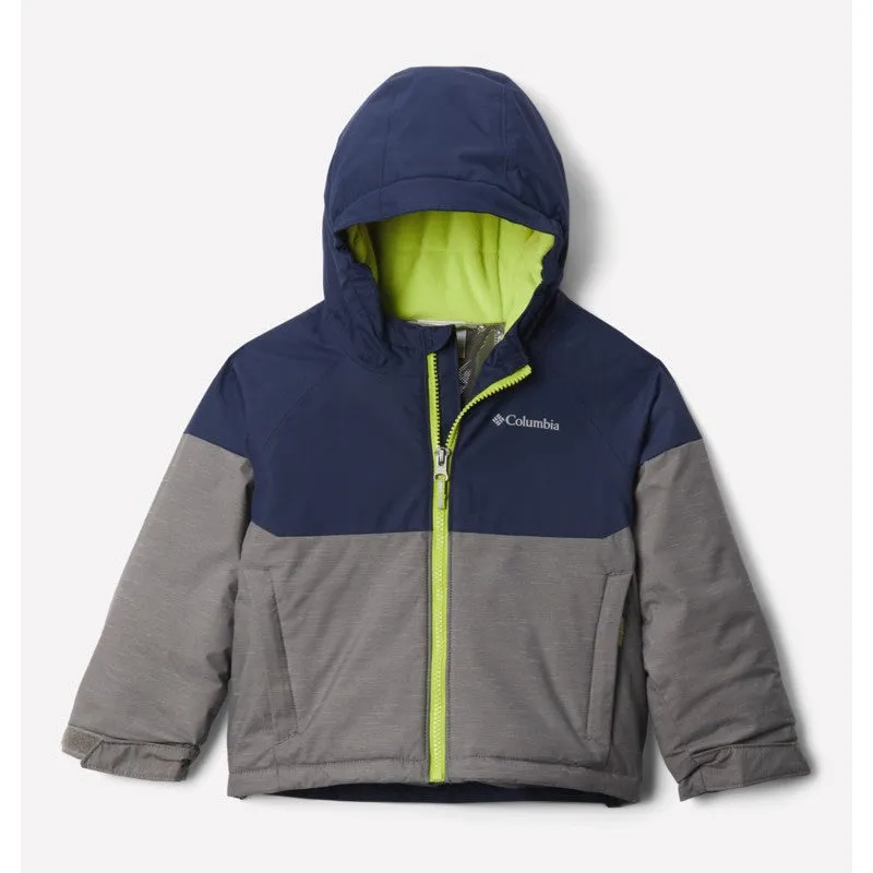 Columbia City Heather Grey/Collegiate Navy Alpine Action II Toddler Jacket