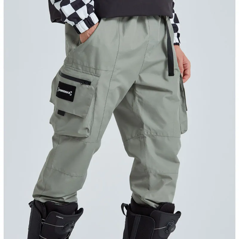 Couple Outdoor Cargo Snowboard Pants