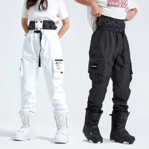 Couple Outdoor Cargo Snowboard Pants