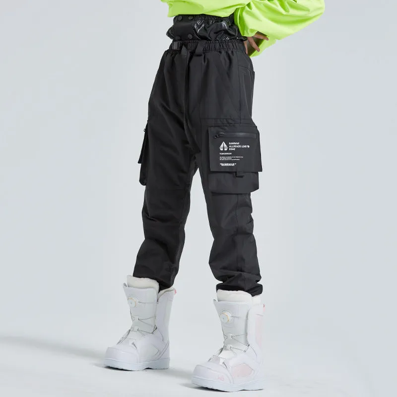 Couple Outdoor Cargo Snowboard Pants