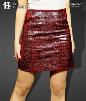 Designer Leather Skirt For Women