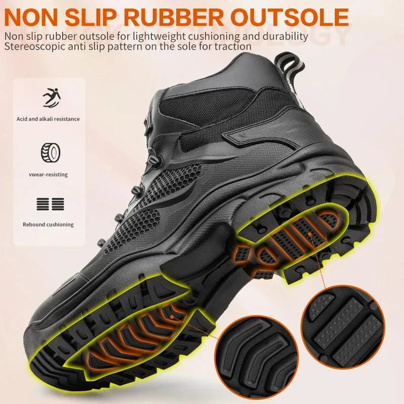 DF1245 Men's Black Casual Shoes - Safety Work Boots