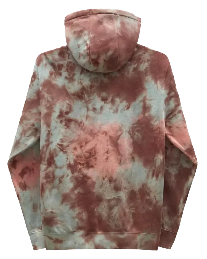 Forever Tiedye Hoodie in Russet Brown