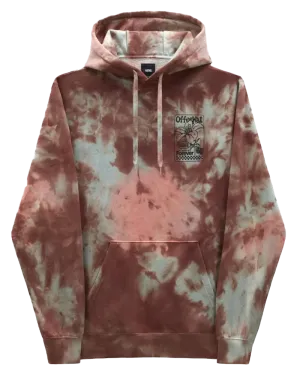 Forever Tiedye Hoodie in Russet Brown