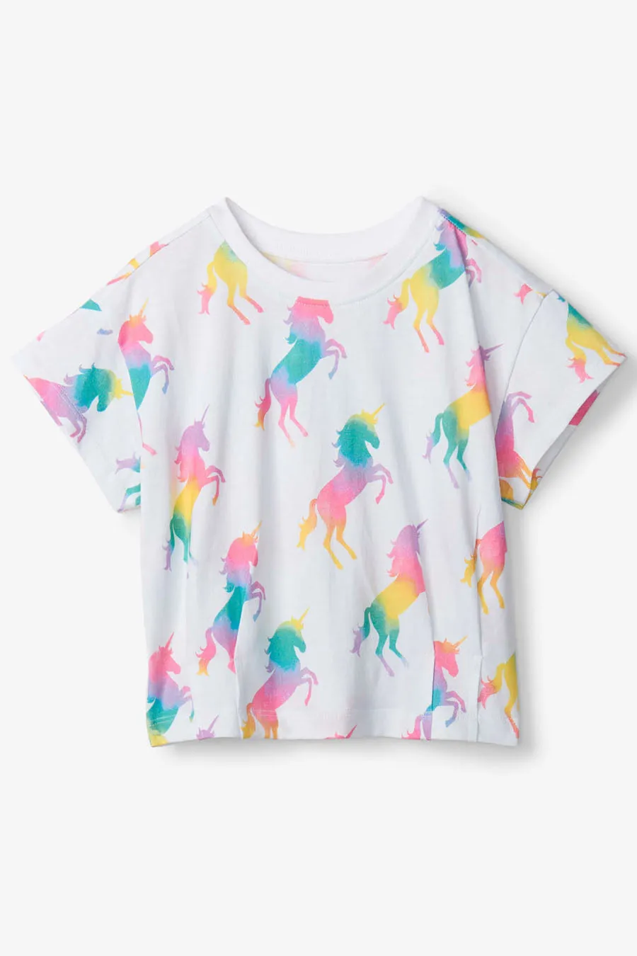 Girls Shirt Hatley Unicorn Rainbow