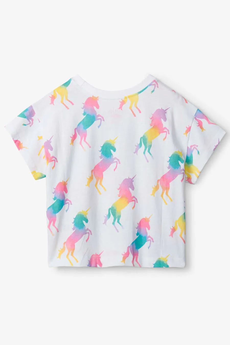 Girls Shirt Hatley Unicorn Rainbow