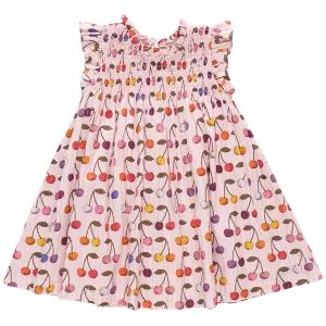 Girls Stevie Dress - Cloud Pink Cherry