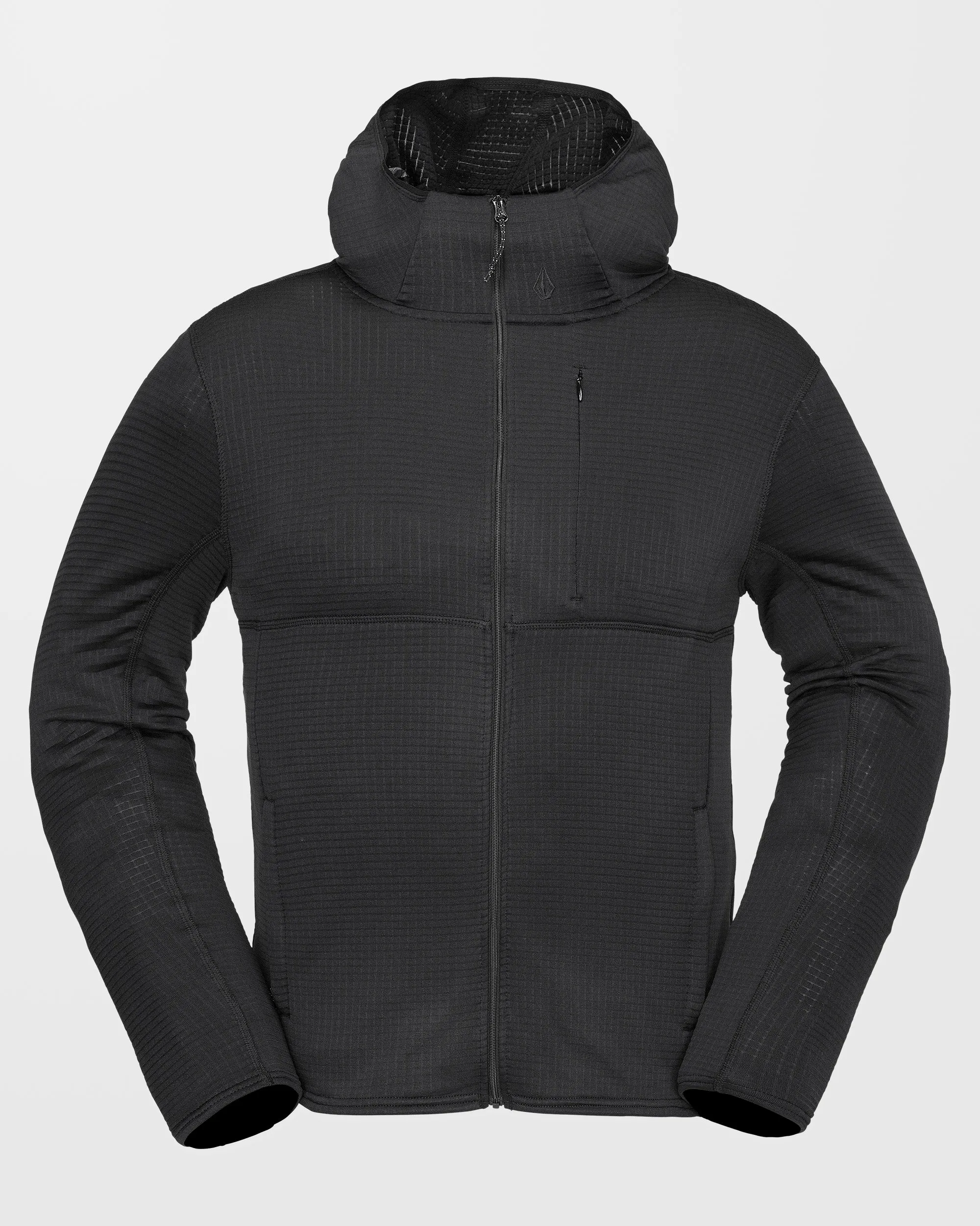 Gridlock Full Zip Hoodie - Black