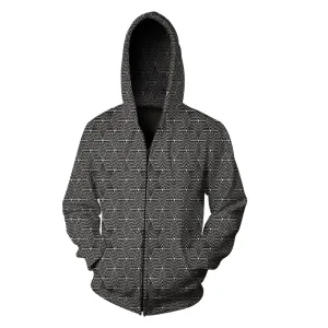 Hakan Hisim - "Cube Star" - Zip Up Hoodie