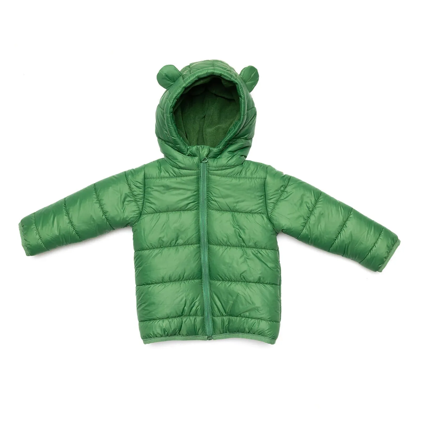 HelloBaby Eared Hoodie Coat - Green