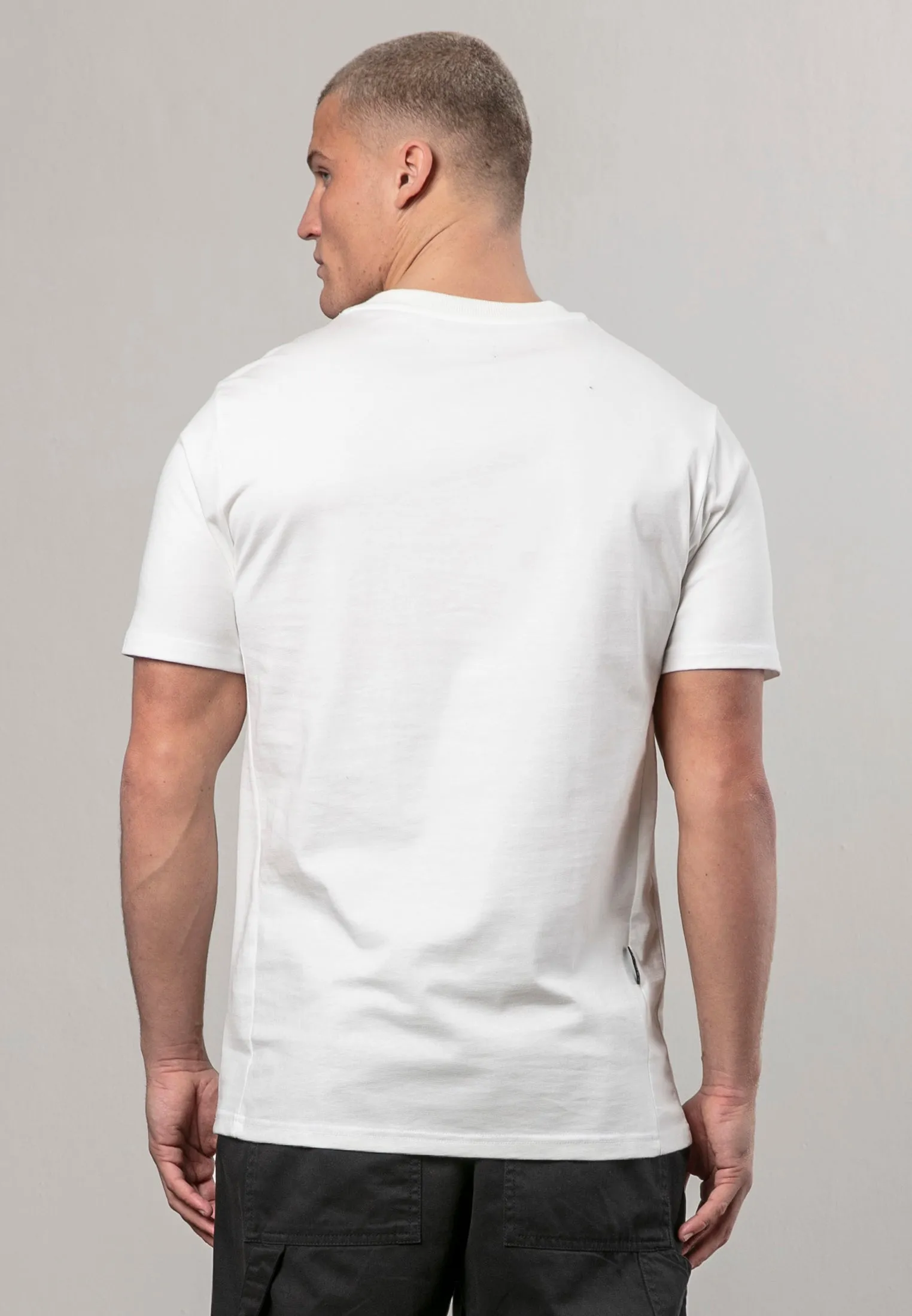 KNIT POCKET T-SHIRT OFF WHITE