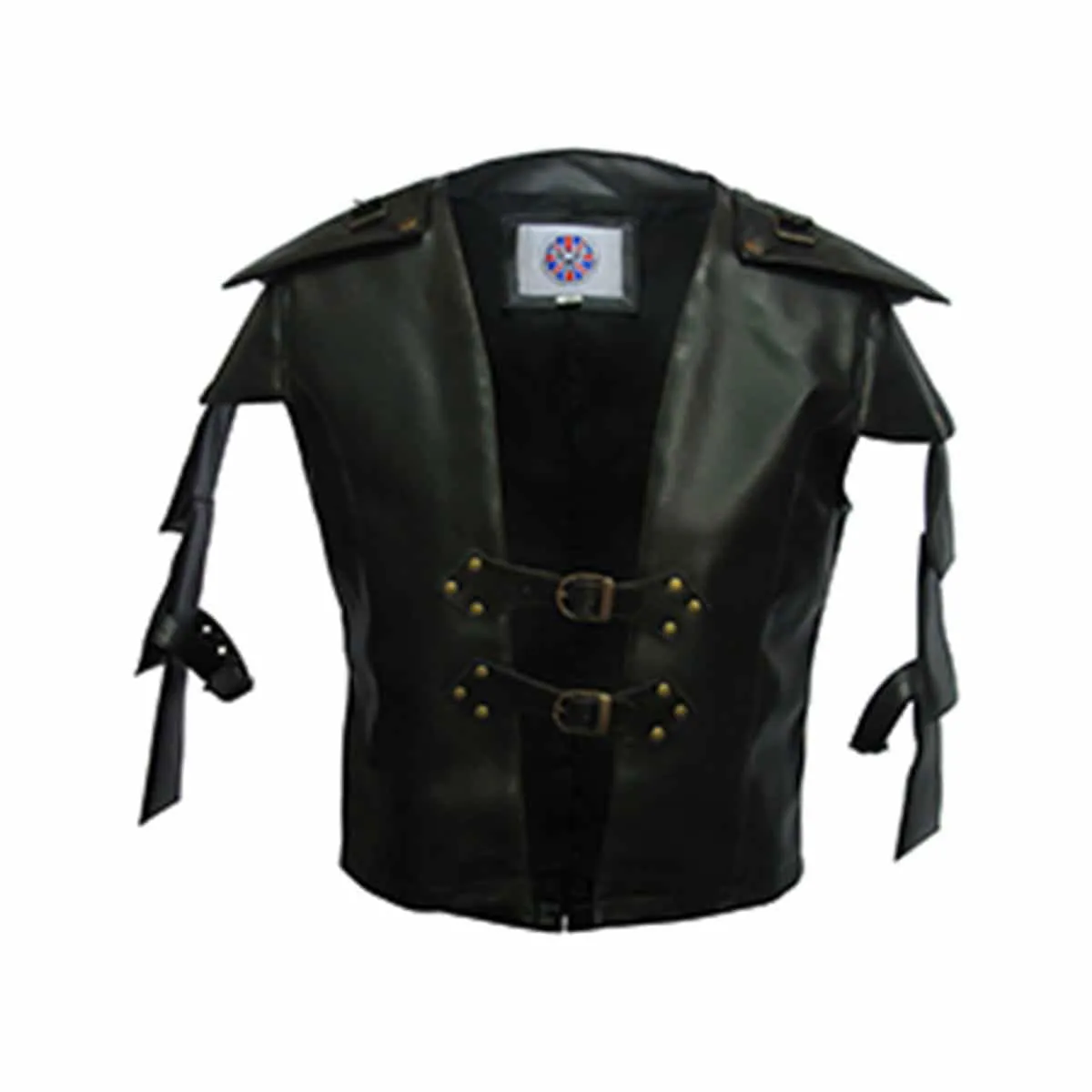 Mens Black Leather Heavy Duty Steampunk Victorian Armour - B27