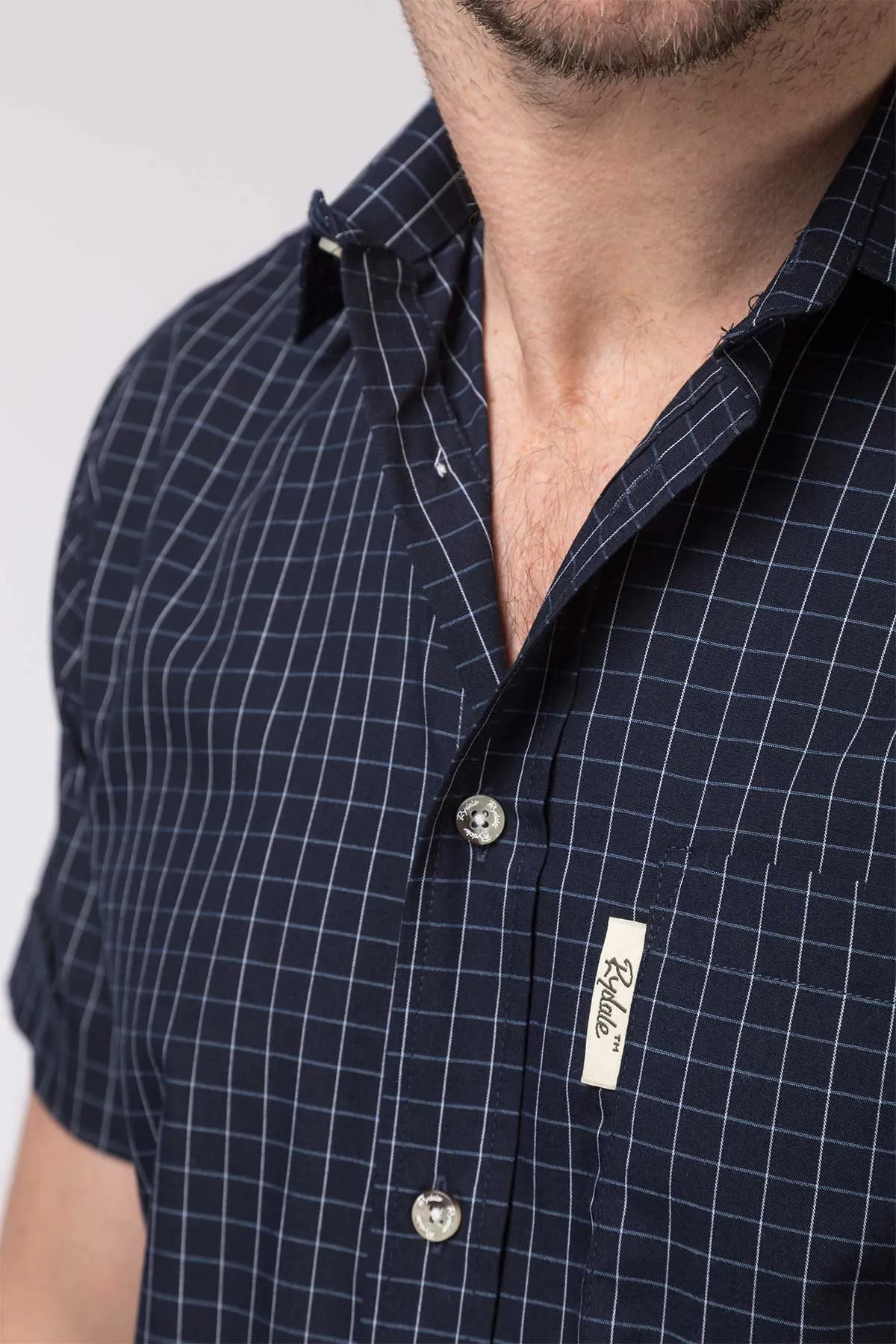 Men's Short Sleeved Check Shirts