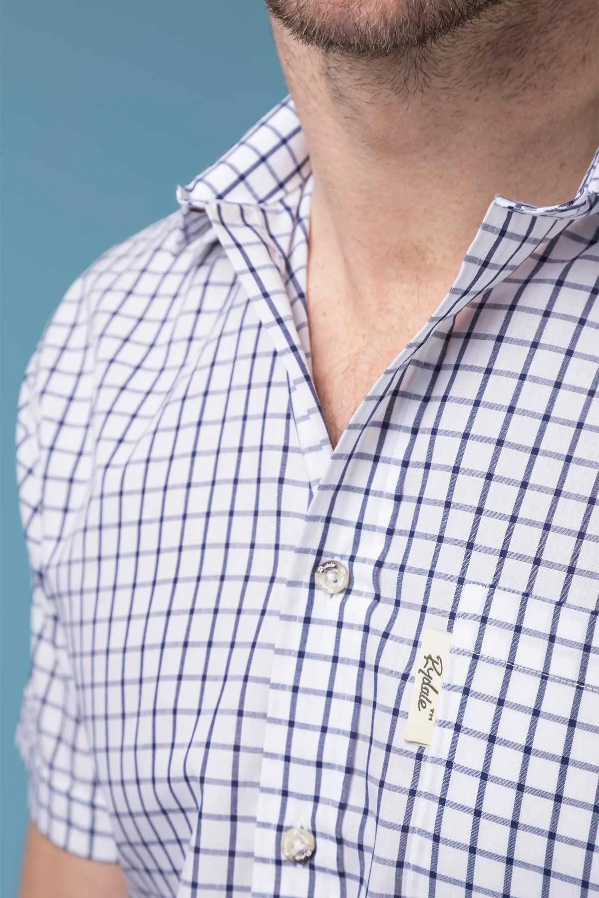 Men's Short Sleeved Check Shirts