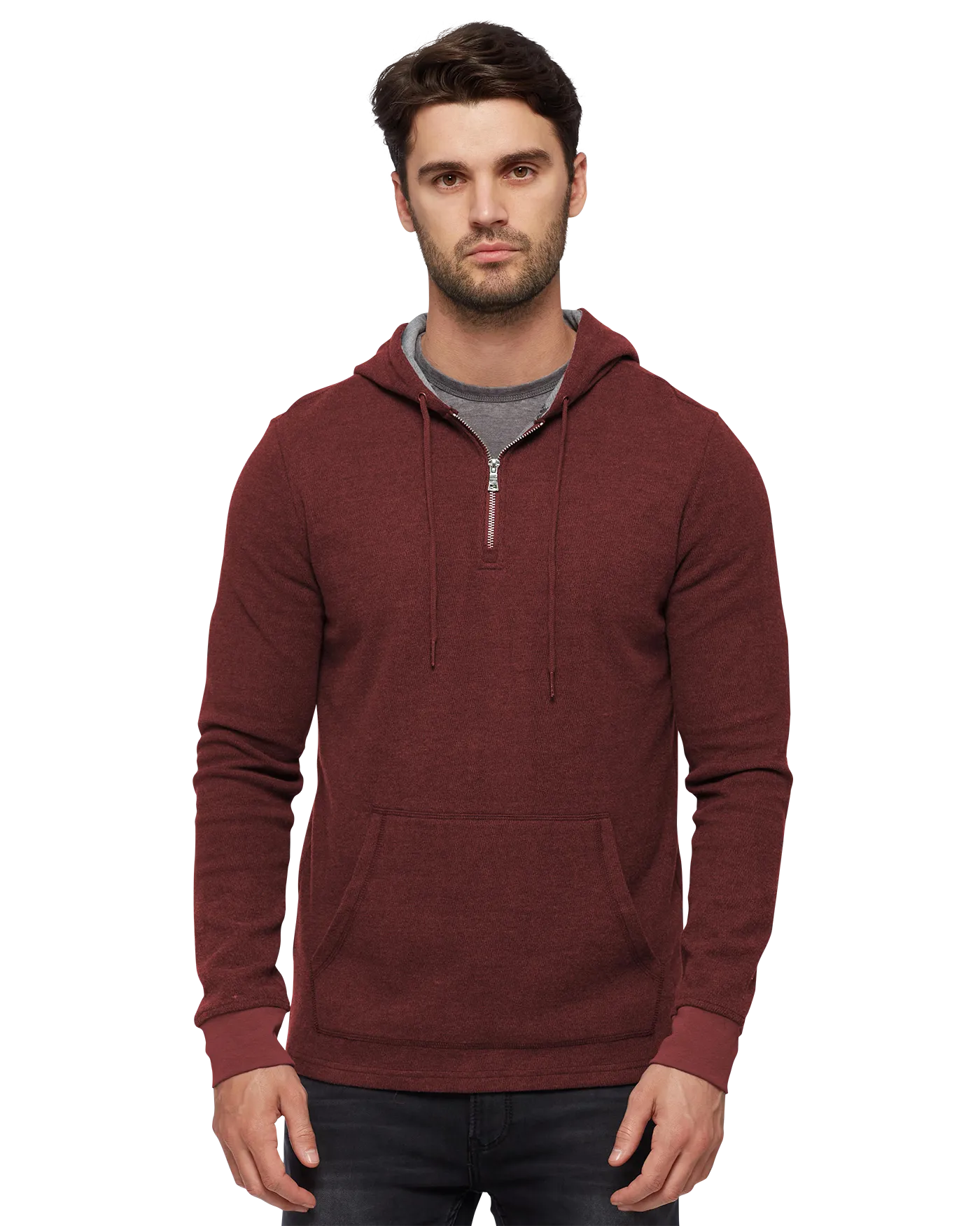 MILTON BRUSHED THERMAL 1/4-ZIP HOODIE