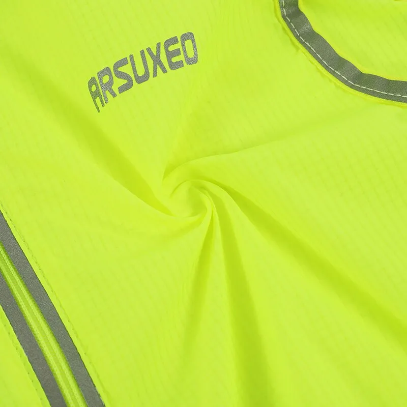 Nsqured "NightRider" Reflective Men's Cycling Vest