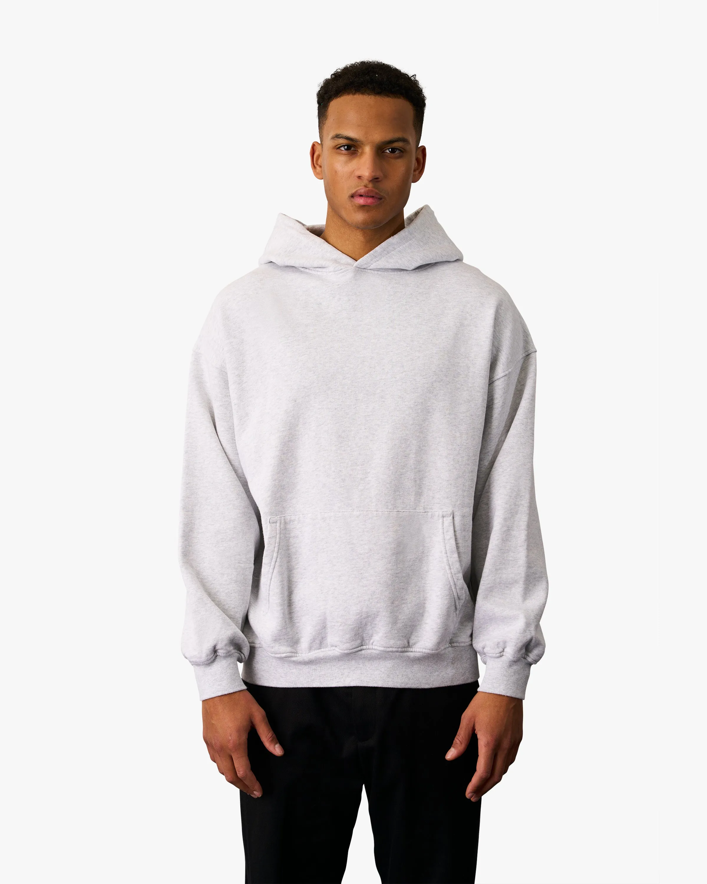 Organic Oversized Hood - Faded Black