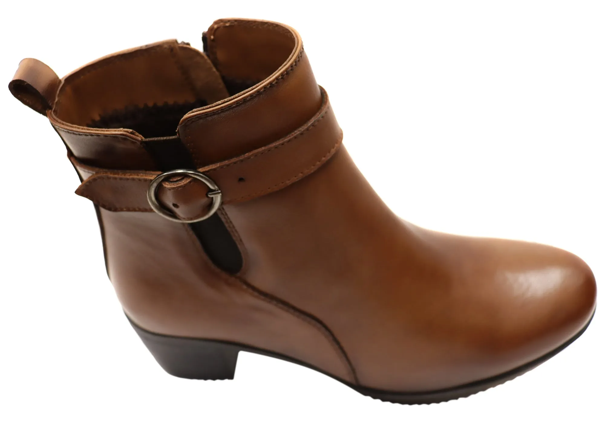 Orizonte Aquem Womens European Comfortable Leather Ankle Boots