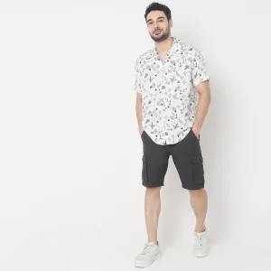 Retreat Shirts - Regular Fit Printed Shirt