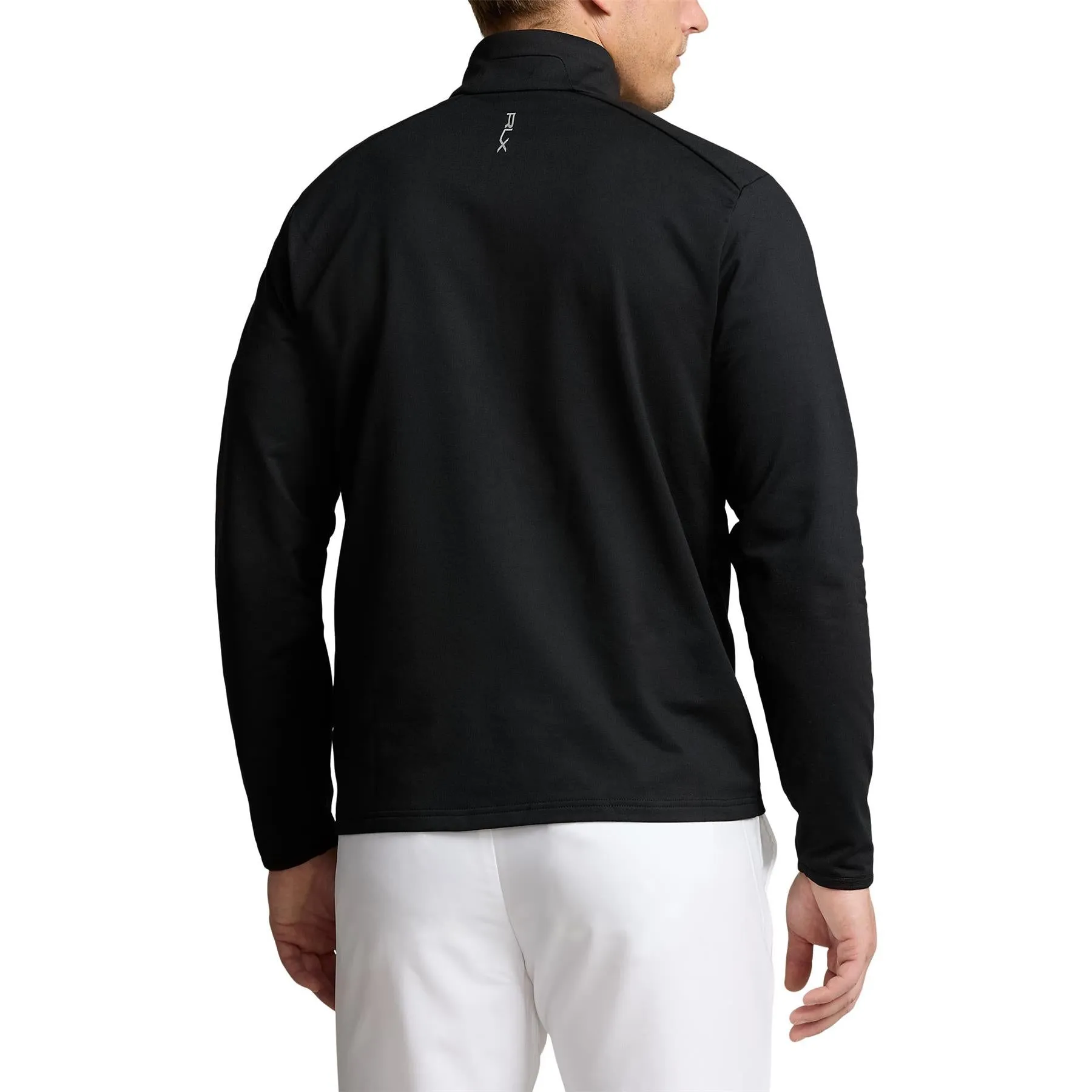 RLX Performance Jersey Quarter Zip Mid Layer Black - SS24