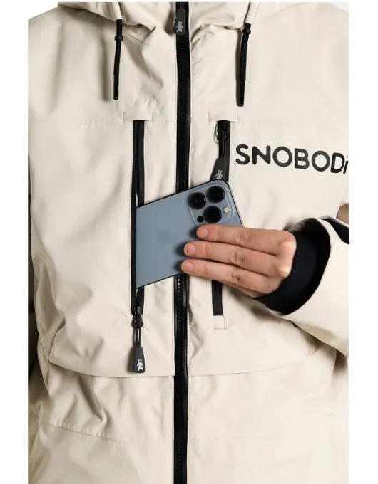 Snobodi Ridgeline Snowboard Jacket Cream | 2024