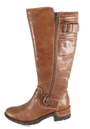 SOFFT Women's •Adama•  Riding Boot - Distressed Caramel Leather