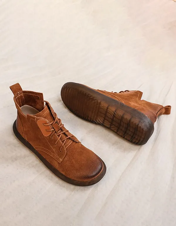 Suede Spring Autumn Comfortable Short Boots