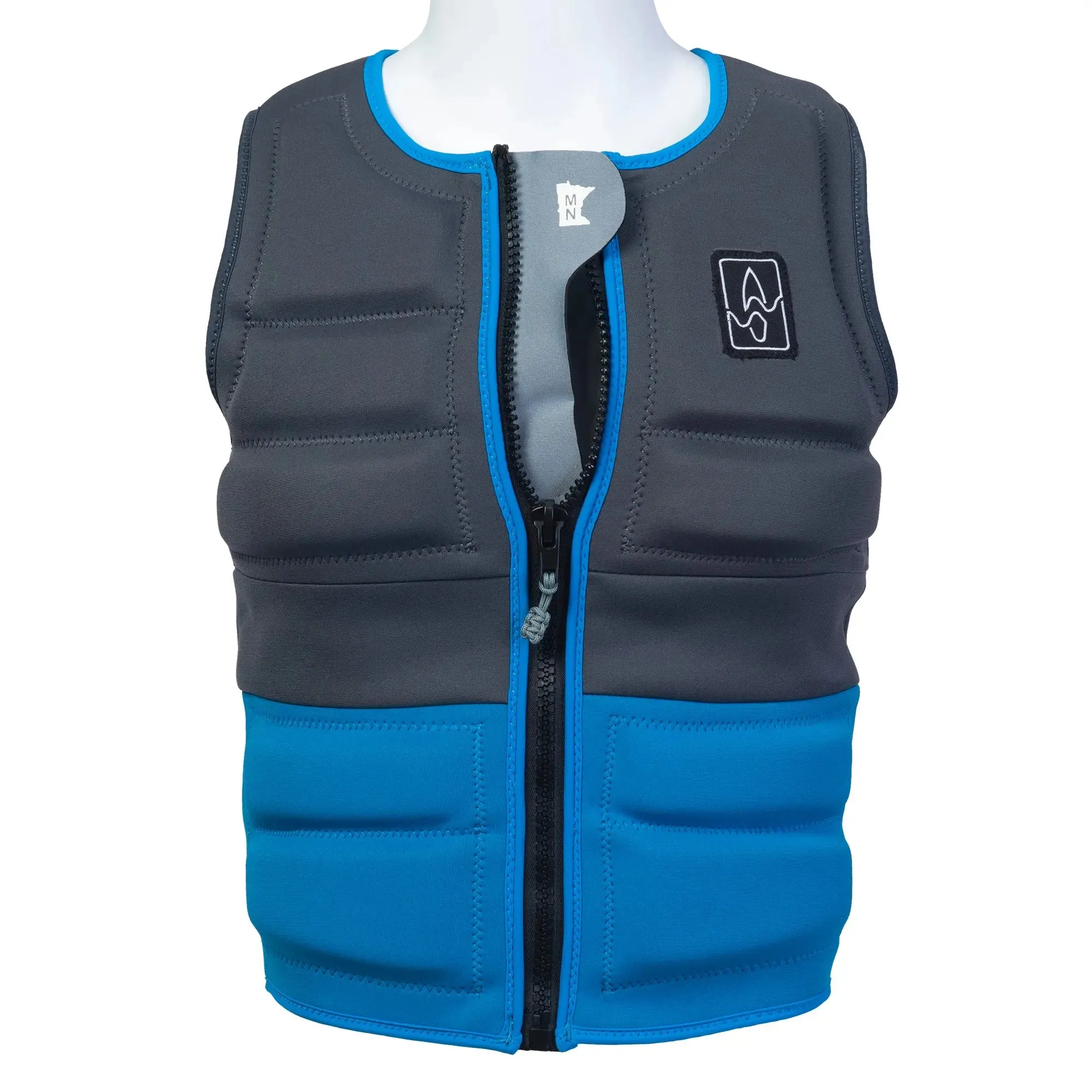 SWELL Wakesurf Vest - Men's Cobalt - Ultimate Comfort Neoprene Jacket