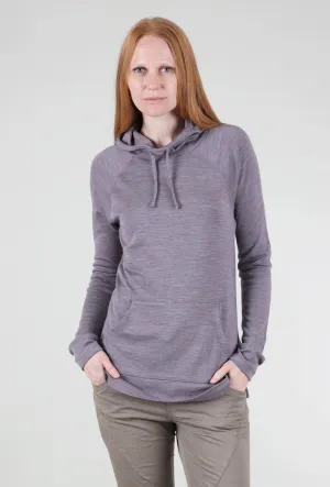 Thermal Drape Hood Base Layer, Chalk Violet Heather