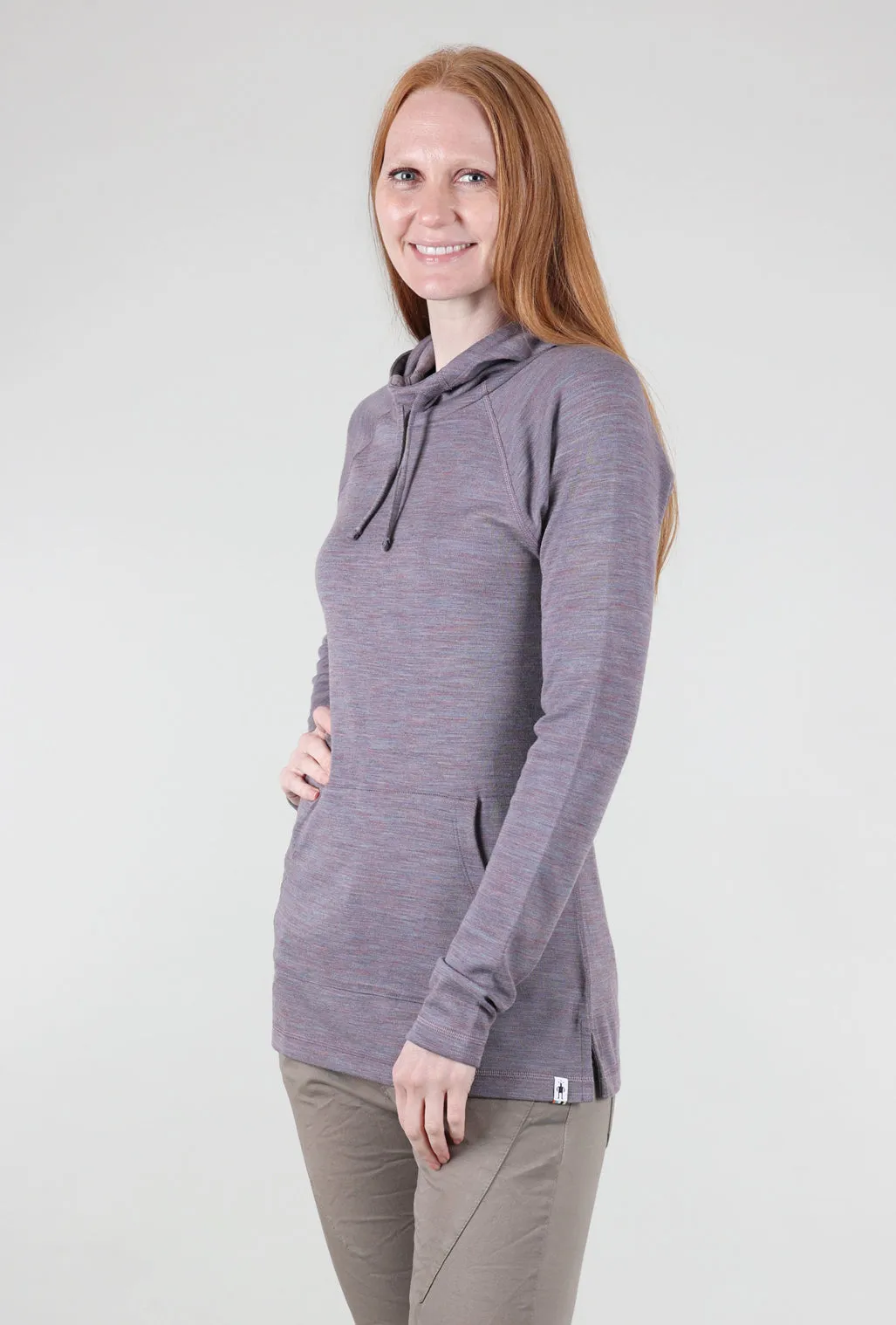 Thermal Drape Hood Base Layer, Chalk Violet Heather