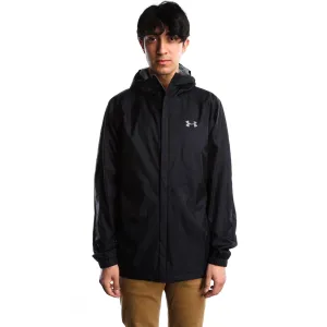 Under Armour Mens Storm Bora Rain Jacket - Black