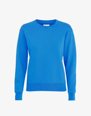 Women Classic Organic Crew - Pacific Blue