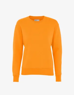 Women Classic Organic Crew - Sunny Orange