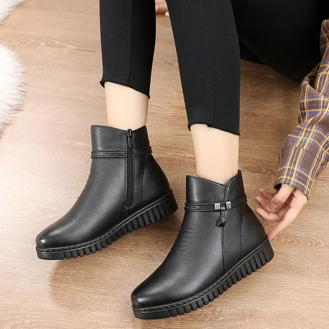 Women Orthotic Comfortable Warm Wide Toe Box Winter Boots